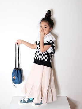 Neneneさん（キッズ・110cm）の春コーディネート