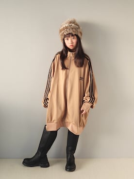 「アイテム（トップス）」を使った、Neneneさん（キッズ・137cm・10代）の冬コーディネート