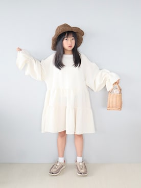 Neneneさん（キッズ・142cm・10代）の秋コーディネート