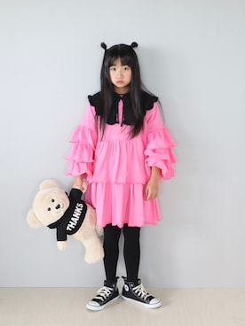 「アイテム（雑貨/ホビー）」を使った、Neneneさん（キッズ・135cm）の秋コーディネート