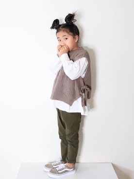Neneneさん（キッズ・110cm）の秋コーディネート
