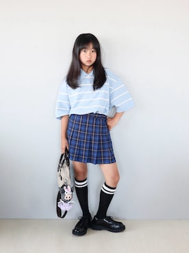 Neneneさん（キッズ・142cm）の夏コーディネート