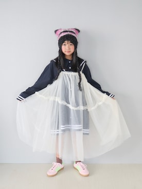 Neneneさん（キッズ・137cm）の冬コーディネート