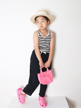 Neneneさん（キッズ・110cm）の夏コーディネート