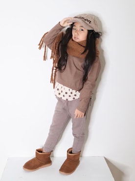 Neneneさん（キッズ・110cm）の秋コーディネート