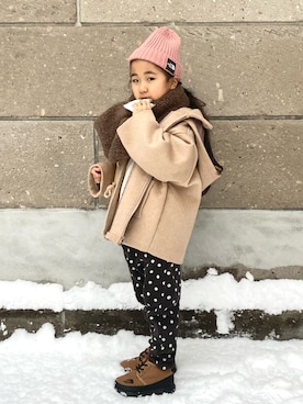 Neneneさん（キッズ・110cm）の冬コーディネート