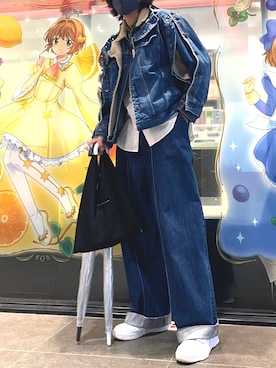 「Y/Project（ワイプロジェクト）のアイテム」を使った、因果さん（メンズ・182cm）の冬コーディネート