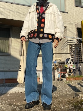 「アイテム（フォーマルスーツ/小物）」を使った、因果さん（メンズ・182cm・20代）の冬コーディネート