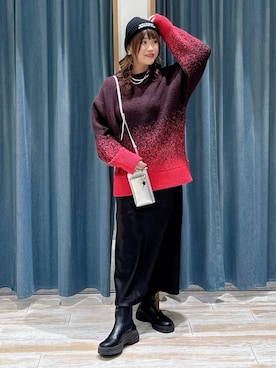 「アイテム（財布）」を使った、akariさん（レディース・161cm）の秋コーディネート