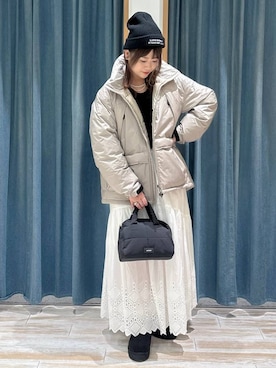 「アイテム（ネックレス）」を使った、akariさん（レディース・161cm・30代）の秋コーディネート