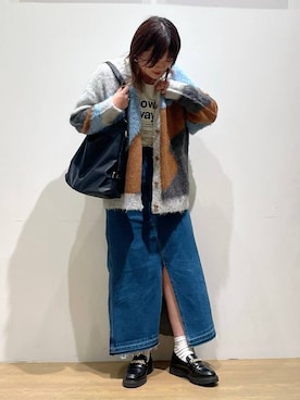 「アイテム（アクセサリー）」を使った、akariさん（レディース・161cm・30代）の秋コーディネート