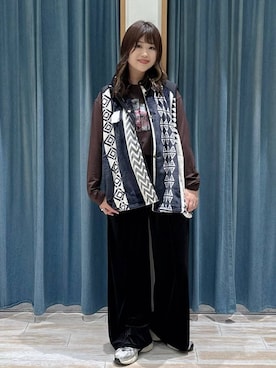 「アイテム（インテリア）」を使った、akariさん（レディース・161cm）の秋コーディネート