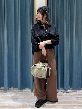 「アイテム（アナログ腕時計）」を使った、akariさん（レディース・161cm・30代）の秋コーディネート