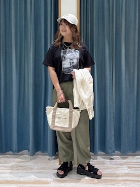 akariさん（レディース・161cm）の夏コーディネート