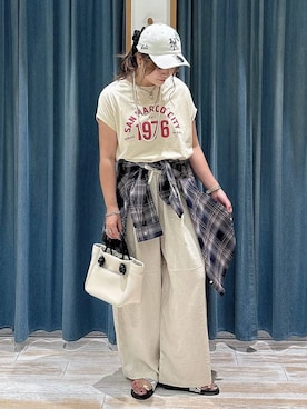 akariさん(レディース・161cm)の夏コーディネート
