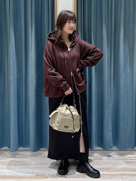 akariさん（レディース・161cm）の冬コーディネート