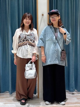 「アイテム（キャップ）」を使った、akariさん（レディース・161cm・30代）の夏コーディネート