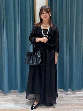 「アイテム（スカート）」を使った、akariさん（レディース・161cm・30代）の秋コーディネート