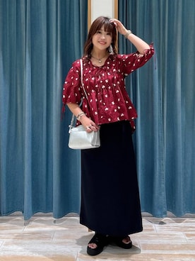 「アイテム（アクセサリー）」を使った、akariさん（レディース・161cm・30代）の夏コーディネート