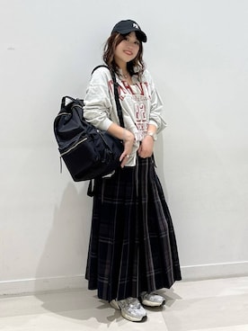 「チェック」｜akariさん（レディース・161cm・30代）の秋コーディネート