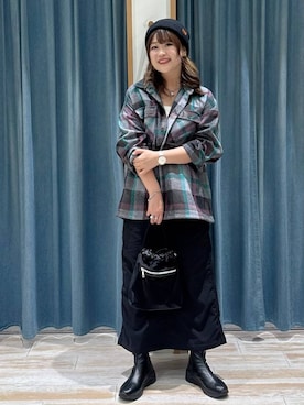 「アイテム（その他アウター）」を使った、akariさん（レディース・161cm・30代）の秋コーディネート