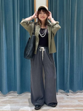 「アイテム（インナーウェア/肌着）」を使った、akariさん（レディース・161cm）の夏コーディネート