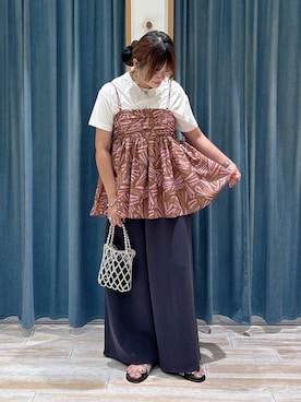 akariさん（レディース・161cm）の夏コーディネート