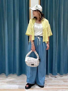 「アイテム（アンダーウェア）」を使った、akariさん（レディース・161cm・30代）の夏コーディネート