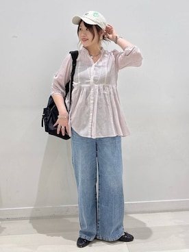 「GLOBAL WORK（グローバルワーク）のアイテム（シューズ）」を使った、akariさん（レディース・161cm）の春コーディネート