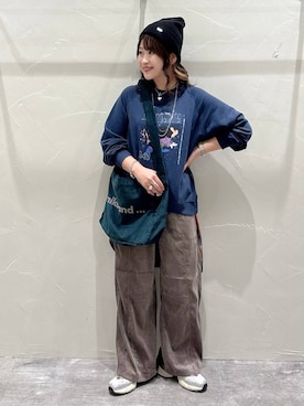 「アイテム（アクセサリー）」を使った、akariさん（レディース・161cm・30代）の秋コーディネート