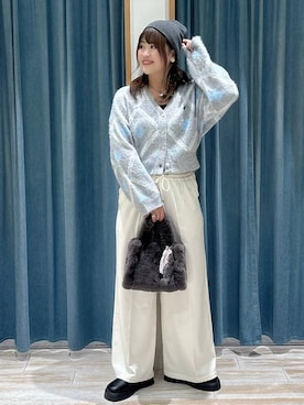 「アイテム（アンダーウェア）」を使った、akariさん（レディース・161cm）の秋コーディネート