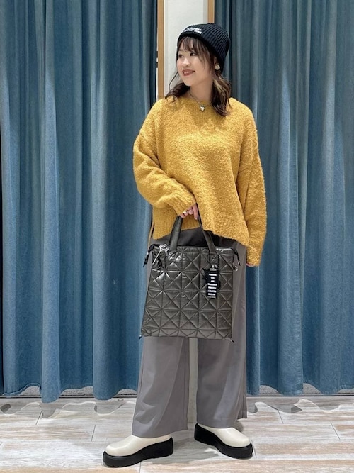 A4サイズ対応]チャーム付き3WAYキルトトート / ショルダーバッグ