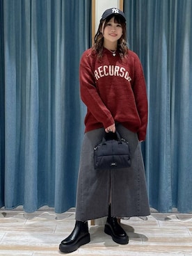 akariさん（レディース・161cm）の秋コーディネート