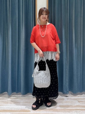 akariさん(レディース・161cm)の夏コーディネート