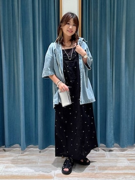 「アイテム（インナーウェア/肌着）」を使った、akariさん（レディース・161cm）の夏コーディネート