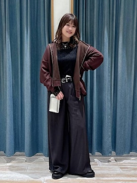 akariさん(レディース・161cm)の冬コーディネート