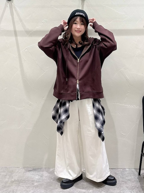 シワになりにくい]Wジップダンボールパーカー（パーカー）｜BAYFLOW