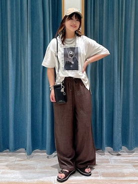 「アイテム（財布/小物）」を使った、akariさん（レディース・161cm・30代）の夏コーディネート