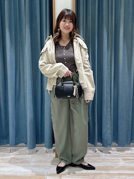 akariさん（レディース・161cm）の春コーディネート