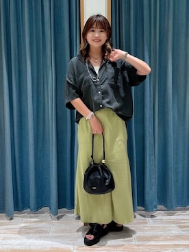 「アイテム（アンダーウェア）」を使った、akariさん（レディース・161cm・30代）の夏コーディネート