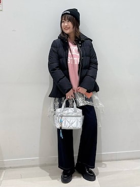 「GLOBAL WORK（グローバルワーク）のアイテム（スウェット）」を使った、akariさん（レディース・161cm）の冬コーディネート