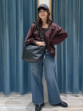 「アイテム（ブレスレット）」を使った、akariさん（レディース・161cm・30代）の秋コーディネート