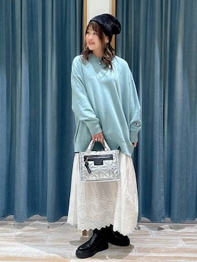 「アイテム（スウェット）」を使った、akariさん（レディース・161cm・30代）の秋コーディネート