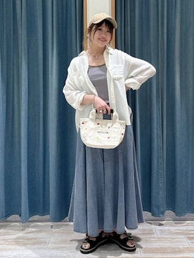 akariさん（レディース・161cm）の春コーディネート