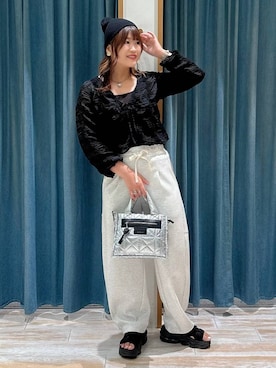 「アイテム（アクセサリー）」を使った、akariさん（レディース・161cm・30代）の夏コーディネート