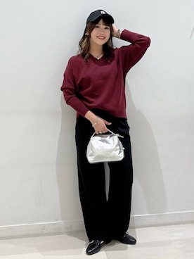 「アイテム（帽子）」を使った、akariさん（レディース・161cm・30代）の秋コーディネート