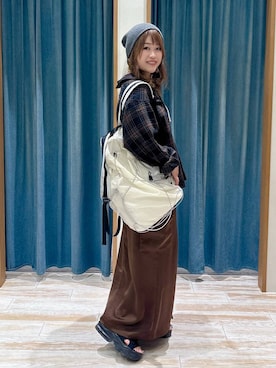 「GLOBAL WORK（グローバルワーク）のアイテム（アクセサリー）」を使った、akariさん（レディース・161cm）の夏コーディネート