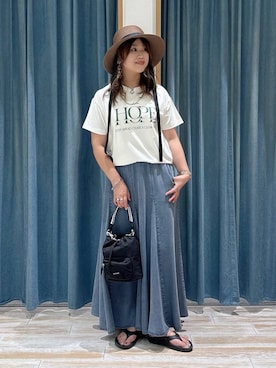 akariさん(レディース・161cm)の夏コーディネート