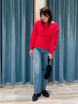 「アイテム（スウェット）」を使った、akariさん（レディース・161cm・30代）の冬コーディネート