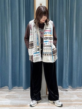 「アイテム（インテリア）」を使った、akariさん（レディース・161cm）の秋コーディネート